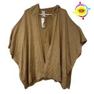 *CHICO'S HOODED COTTON CASHMERE